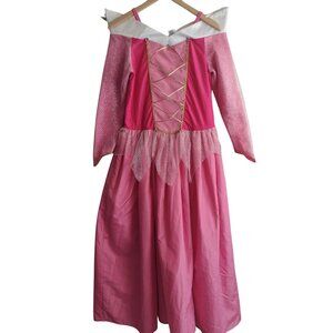 Disney Princess Aurora Pink Costume Womens L 10/12 Sleeping Beauty